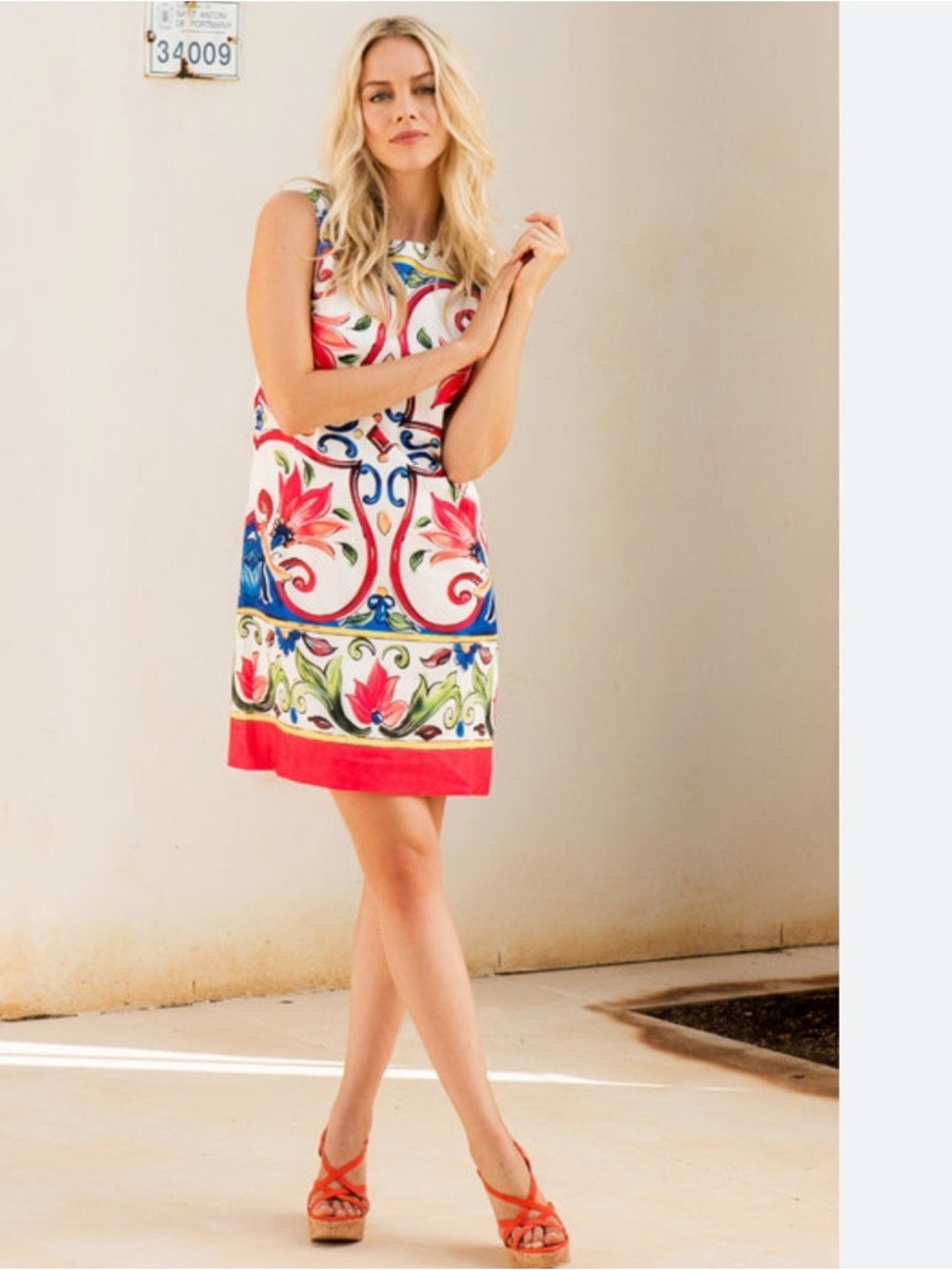 Esqualo Art to Wear Dress, Silky, Textured, sz 6, 19” PTP, 36” L